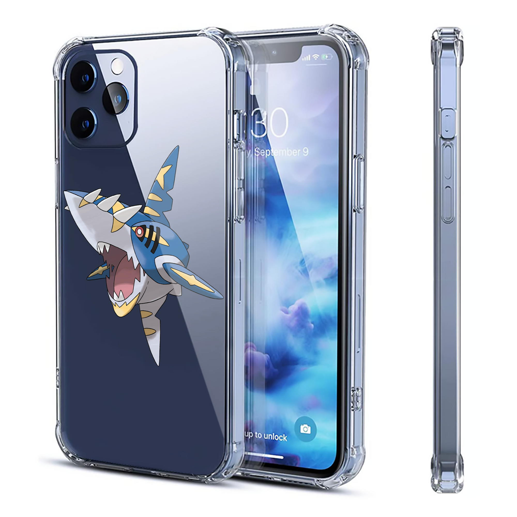 （画像用） ポケットモンスター Pokémon 【iPhone 12シリーズ対応】透明スマホケース（クリアソフトケース）